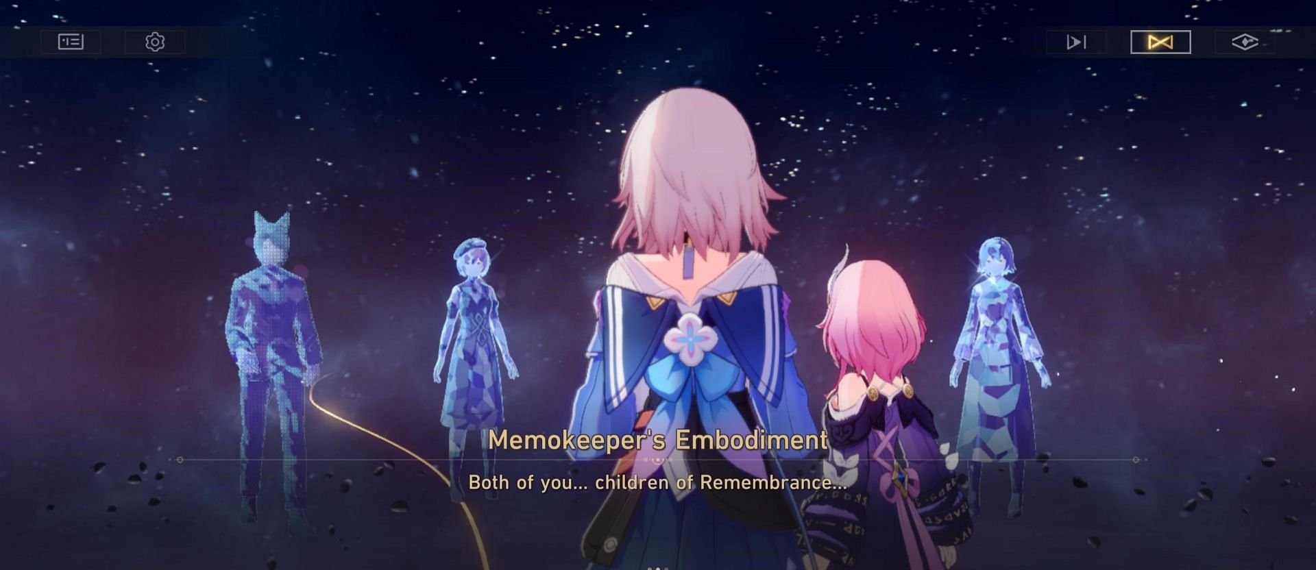 Projections of Memokeeper's Embodiment in Honkai Star Rail (Image via HoYoverse)